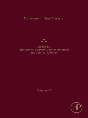 cover image of Advances in Heat Transfer